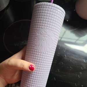 Lavender Starbucks cup